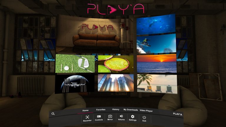 Joueurs de vidéo VR Playa